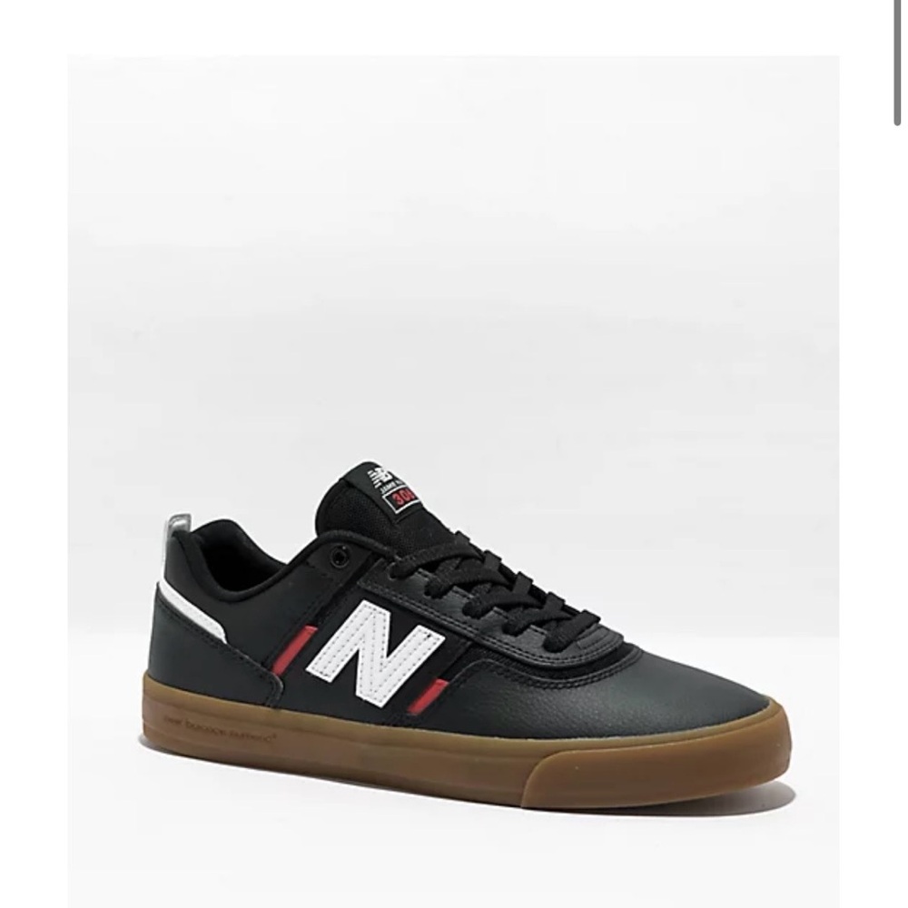 New Balance Numeric 306 Foy Black, White, Red & Gum Skate Shoes